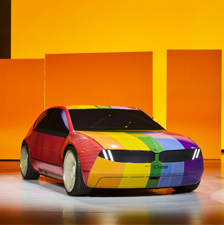 Концептуальный BMW: автомобиль меняющий цвета